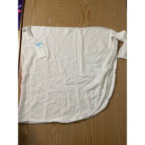 B1 New Women’s Swimsuit Sarong Cover up Rayon White Size Small